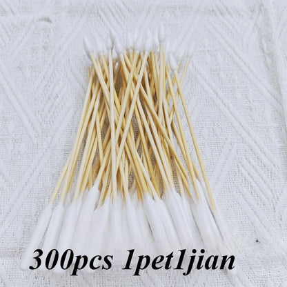 Pet Ear Cleaning Swabs - 50/100/300/500/900/1000pcs - Bascora