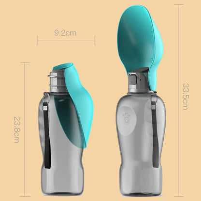 Portable Pet Water Bottle - 800ml - Bascora