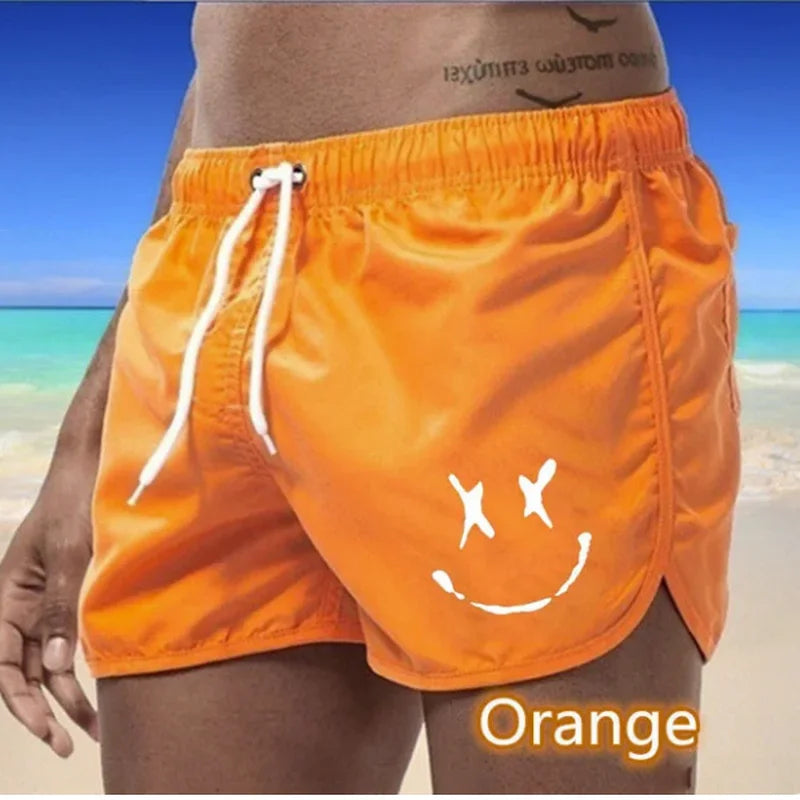 Bañador de secado rápido para hombre: pantalones de playa transpirables con bolsillos