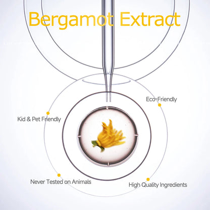 Bergamot Essential Oil - Premium Hair Care & Aromatherapy Oil - Bascora