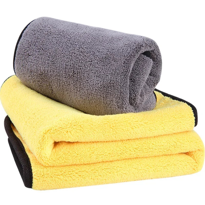 Microfiber Car Cleaning Towels - Auto Detailing & Household Cloths Set