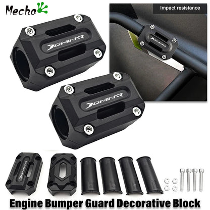 Motorcycle Engine Guard Bumper - Protection Trim Block - Bascora