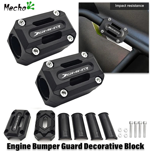 Motorcycle Engine Guard Bumper - Protection Trim Block