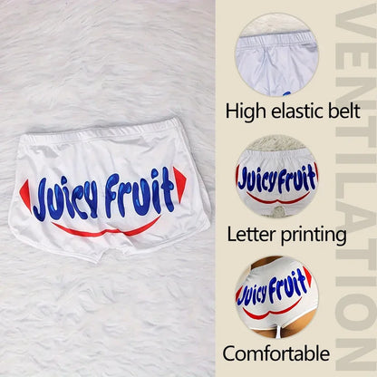 Women's Printed Sleep Shorts - Soft Yoga Pants & Casual Wear - Bascora