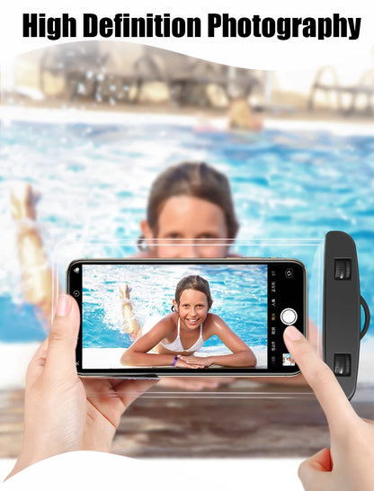 Waterproof Phone Case - Universal Underwater Pouch for Swimming - Bascora