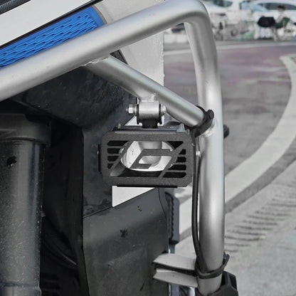Motorcycle Fog Lamp Cover Guard - Left Right Spotlights Protection - Bascora