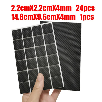 Rubber Chair Leg Pads - Anti-Slip Furniture Floor Protectors - Bascora