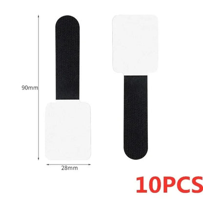 Cable Organiser Ties - Releasable Nylon Ties for Wire Management - Bascora