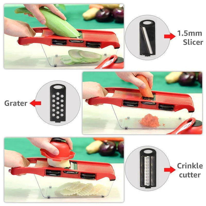 Vegetable Chopper & Multifunctional Grater