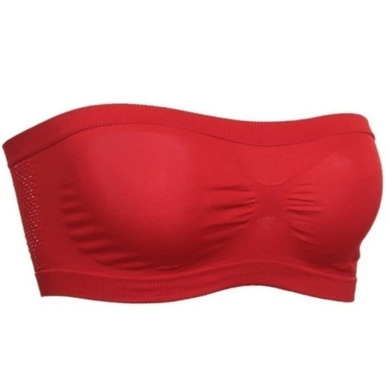 Haut bustier sans coutures pour femme - Haut tube hautement élastique