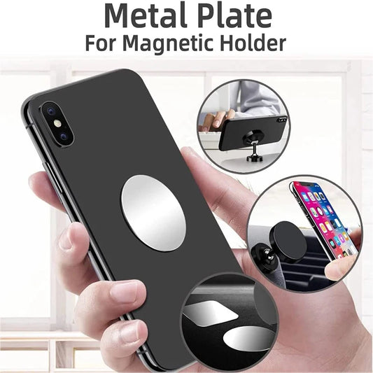 Magnetic Phone Car Holder Metal Plate - Universal Fit