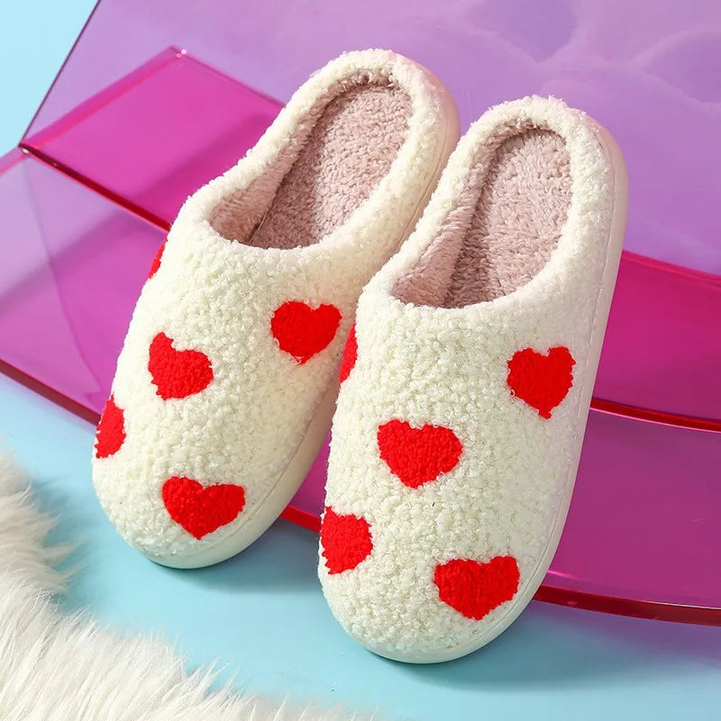 Soft Sole Winter Slippers - Warm Anti-Slip Indoor Shoes for Women