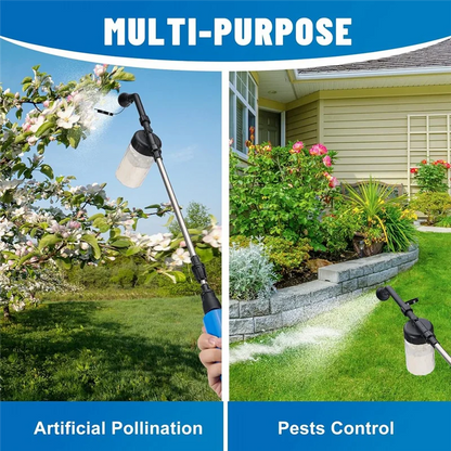 AT05 Adjustable Diatomaceous Earth Powder Duster - 16.5" to 37.4" Garden Sprayer - Bascora