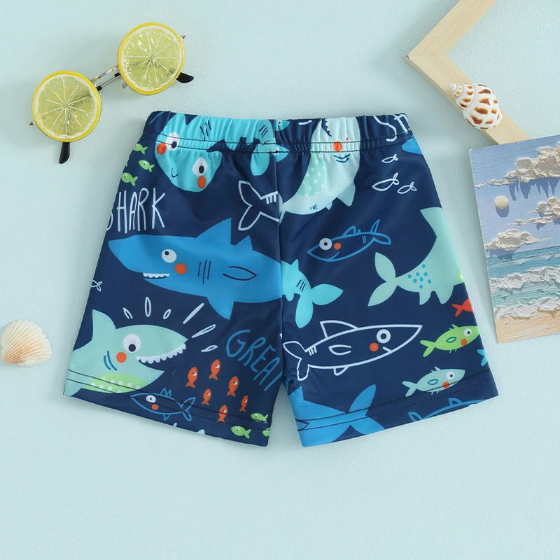 Bañador hawaiano para niños pequeños - Cintura elástica