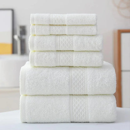 Luxurious Cotton Towel Set - Ultra Soft Bath Towel Collection - Bascora