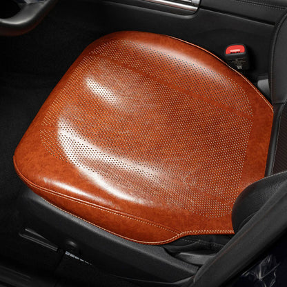 Ultra-thin Car Seat Cushion - Genuine Leather - Bascora