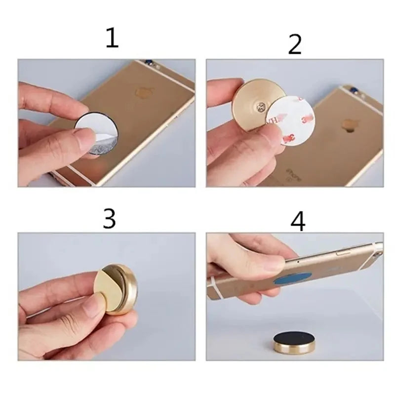 Magnetic Phone Car Holder Stand - Universal Mount Bracket Stick-on