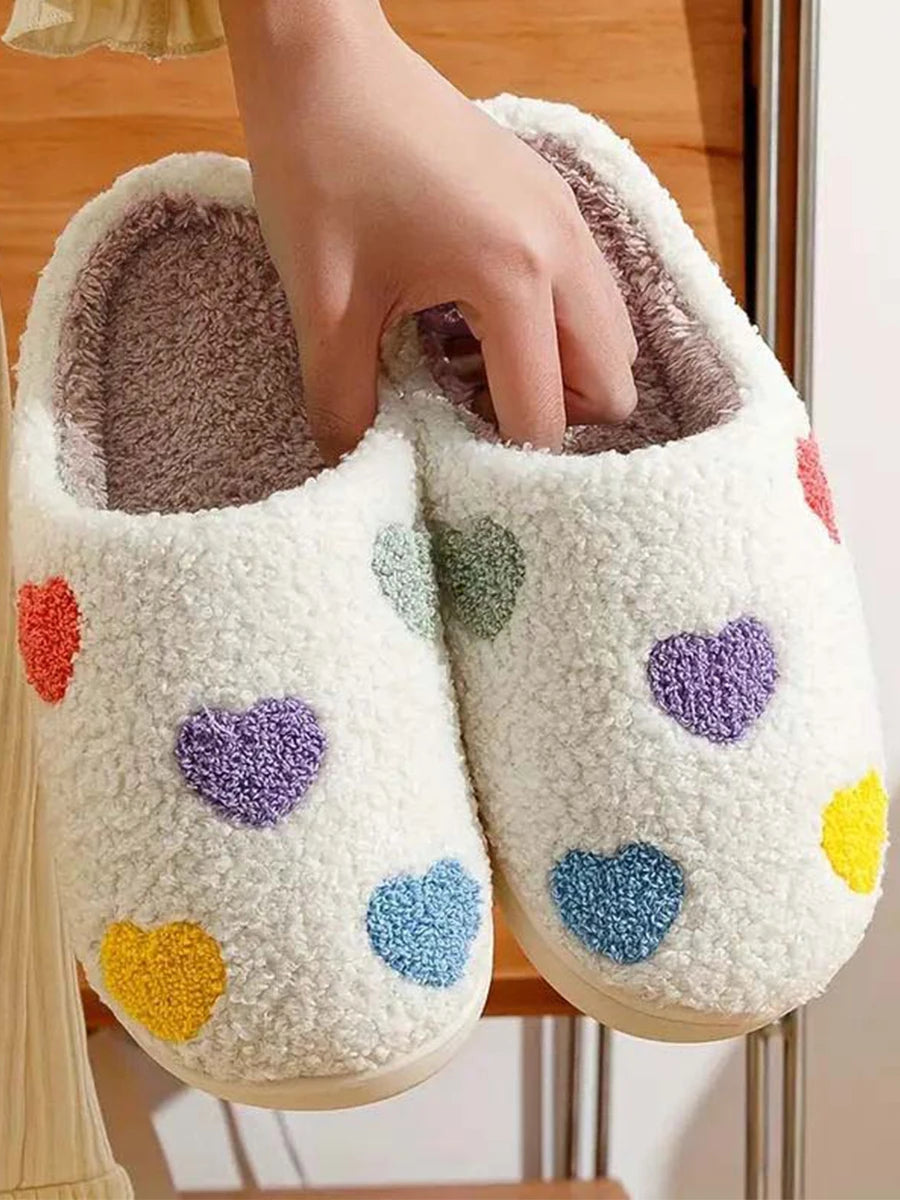 Soft Sole Winter Slippers - Warm Anti-Slip Indoor Shoes for Women