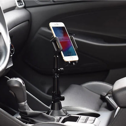 Car Phone Holder & Water Cup Holder Mount - Premium Car Interior Accessories - Bascora