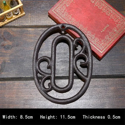 American Style Industrial Cast Iron House Numbers - Customized Address Signs - Bascora