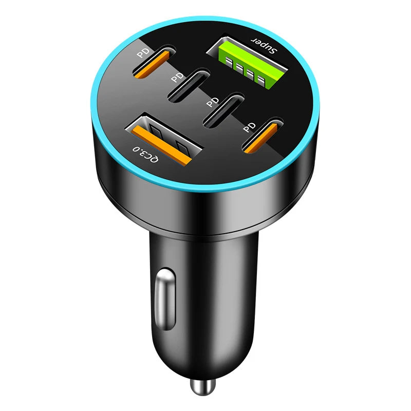 8-port Car Charger for Mobile Phones