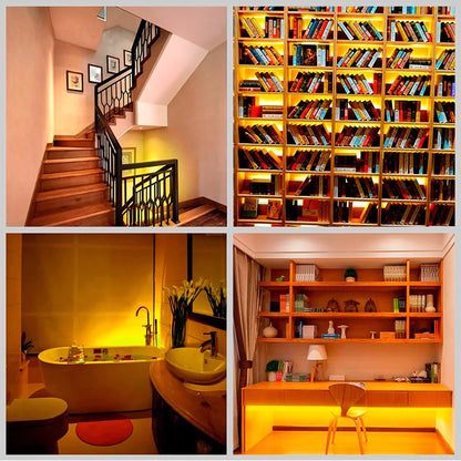 5M USB LED Strip Lights - Aesthetic Room Decor & Ambient Lighting - Bascora