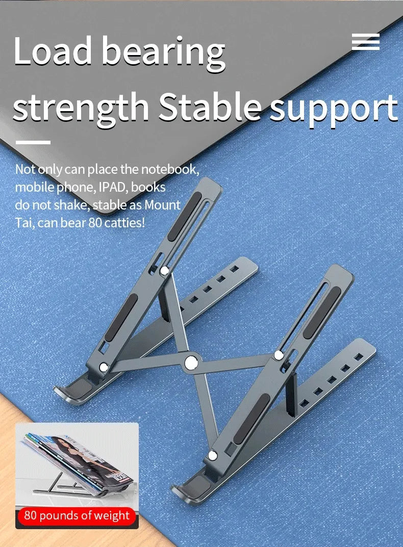 Premium Aluminum Laptop Stand - Professional Grade