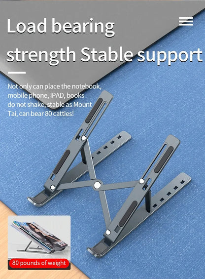 Premium Aluminum Laptop Stand - Professional Grade - Bascora