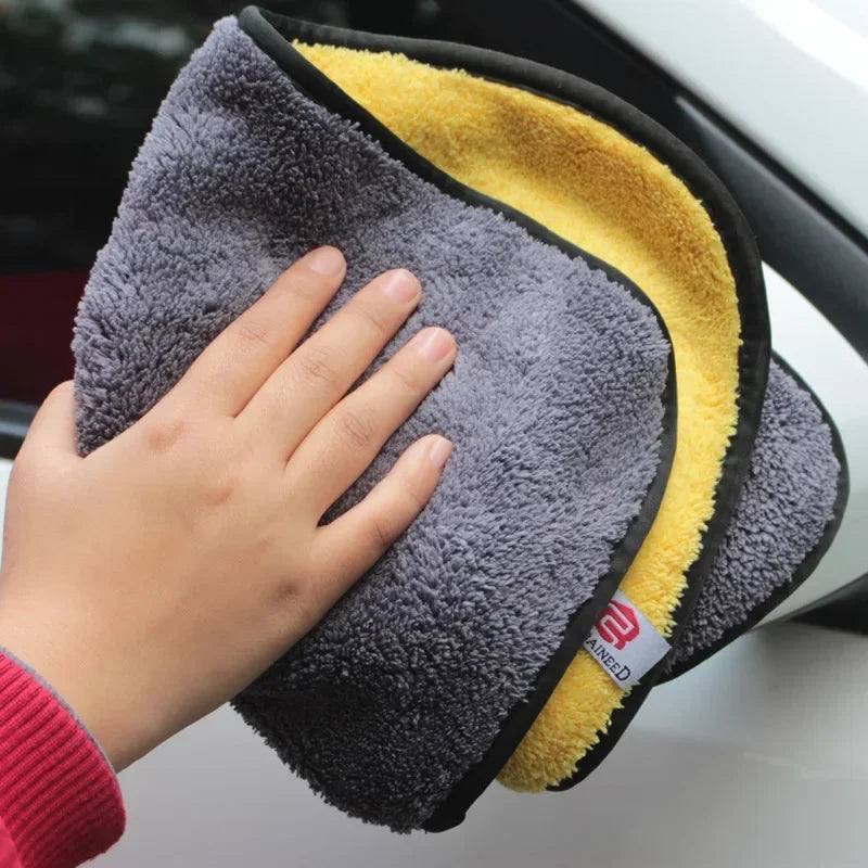 Microfiber Car Cleaning Towels - Auto Detailing & Household Cloths Set