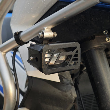 Motorcycle Fog Lamp Cover Guard - Left Right Spotlights Protection - Bascora