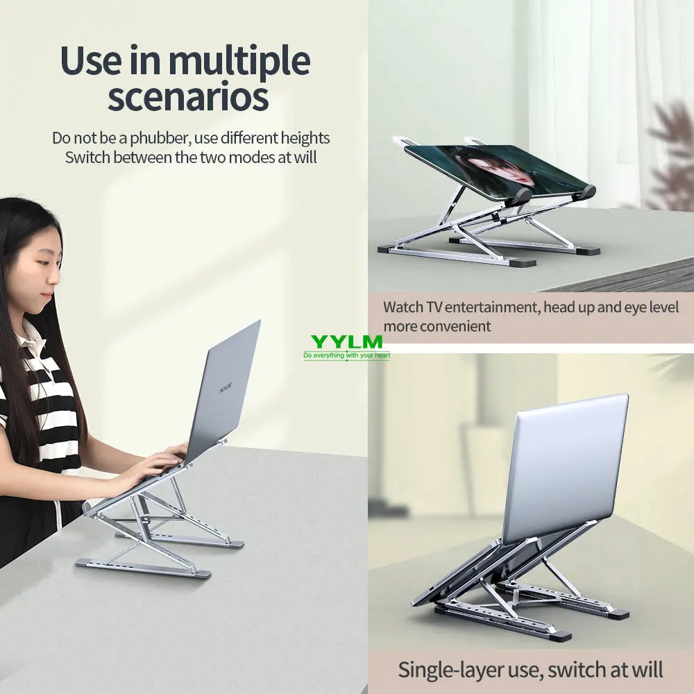 Support pour ordinateur portable portable et réglable