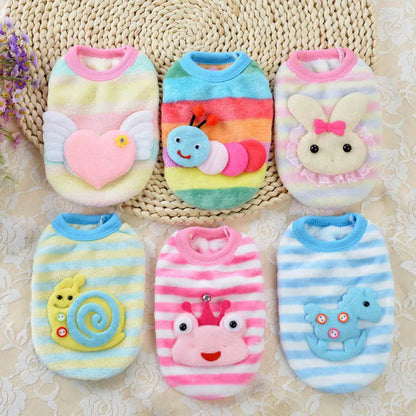 New Born Puppy Fleece Clothing - Bascora