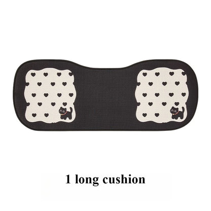 Coussin de siège auto en maille nid d'abeille pour chaton mignon