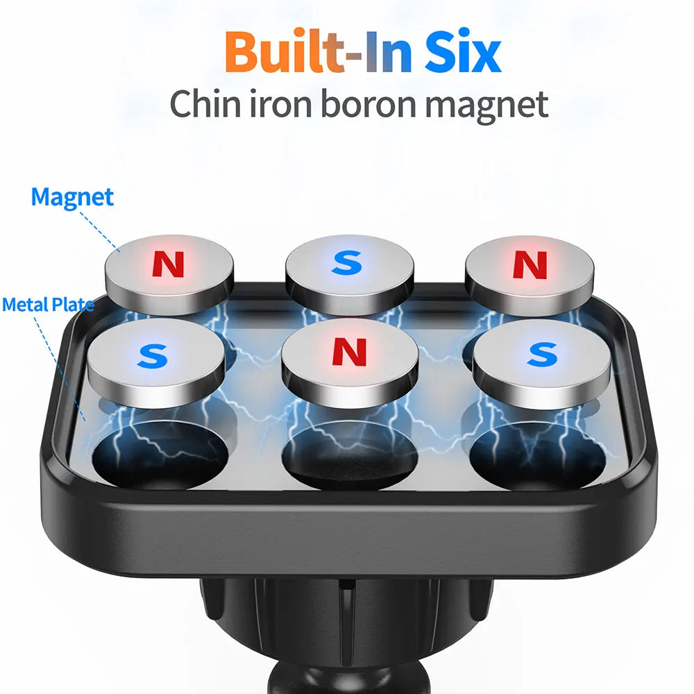 Universal Magnetic Phone Car Mount - Twist-Lock Air Vent Mount