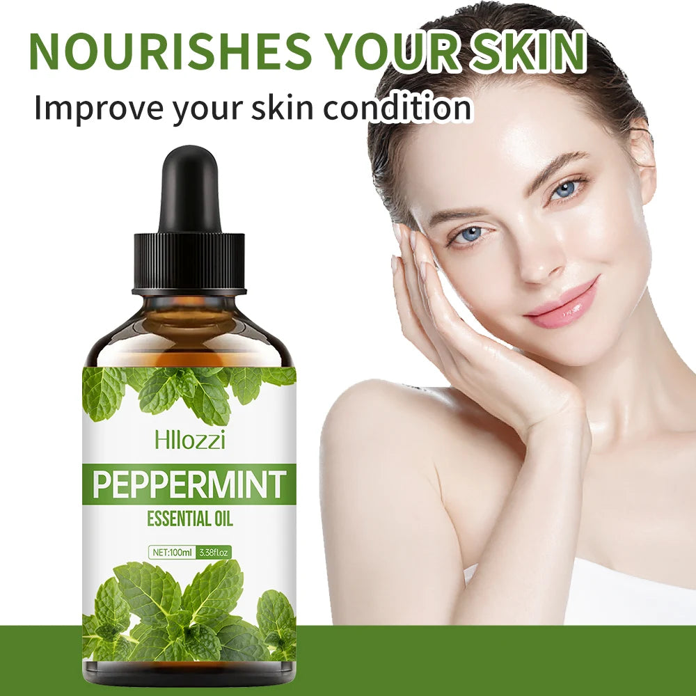 Peppermint Essential Oil - Body Massage & Aromatherapy Oil