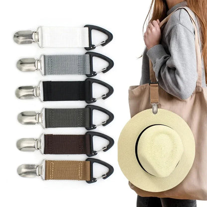 Travel Hat Clip - Portable Outdoor Accessory Organizer - Bascora
