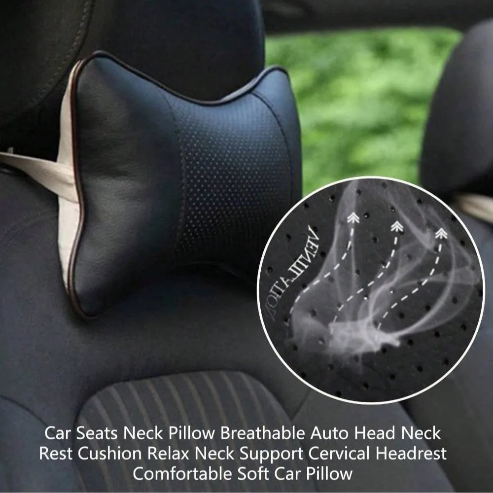 Car Headrest - Breathable Mesh Neck Pillow