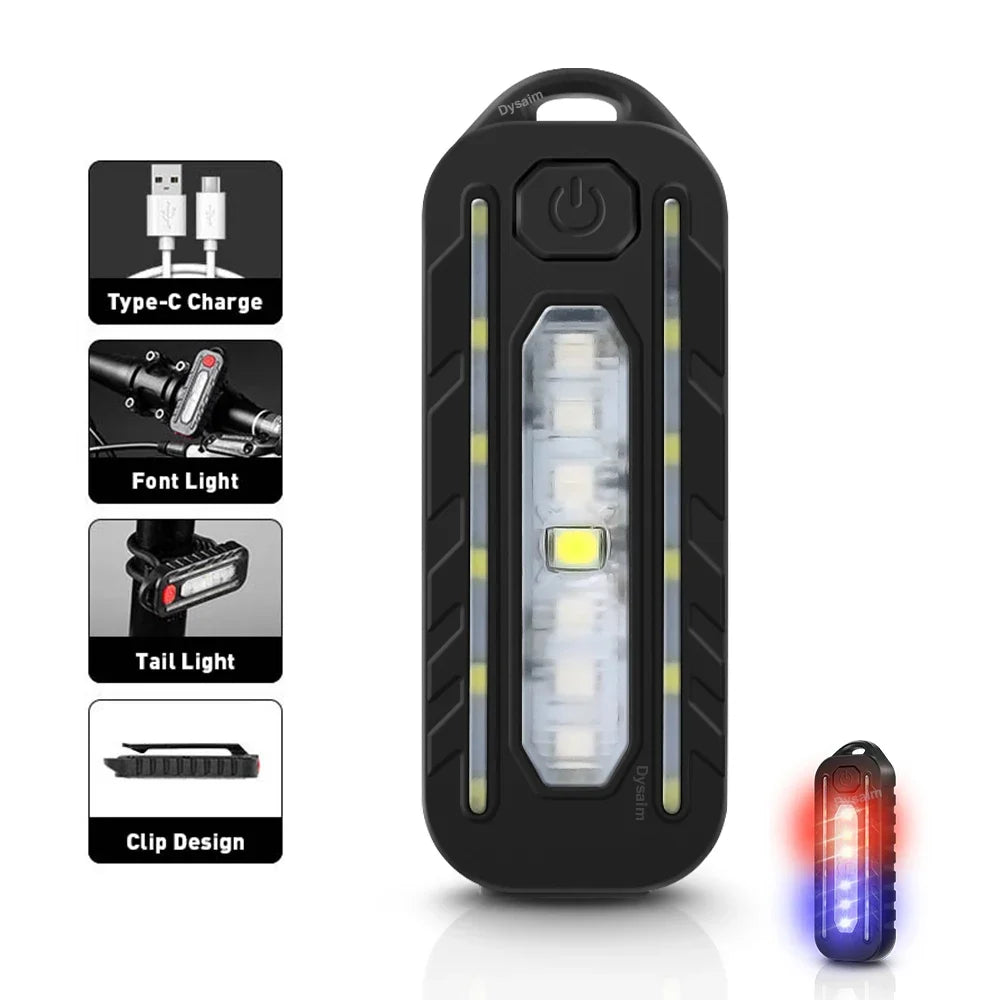 Lampe de poche tactique porte-clés - Lampe de travail LED professionnelle
