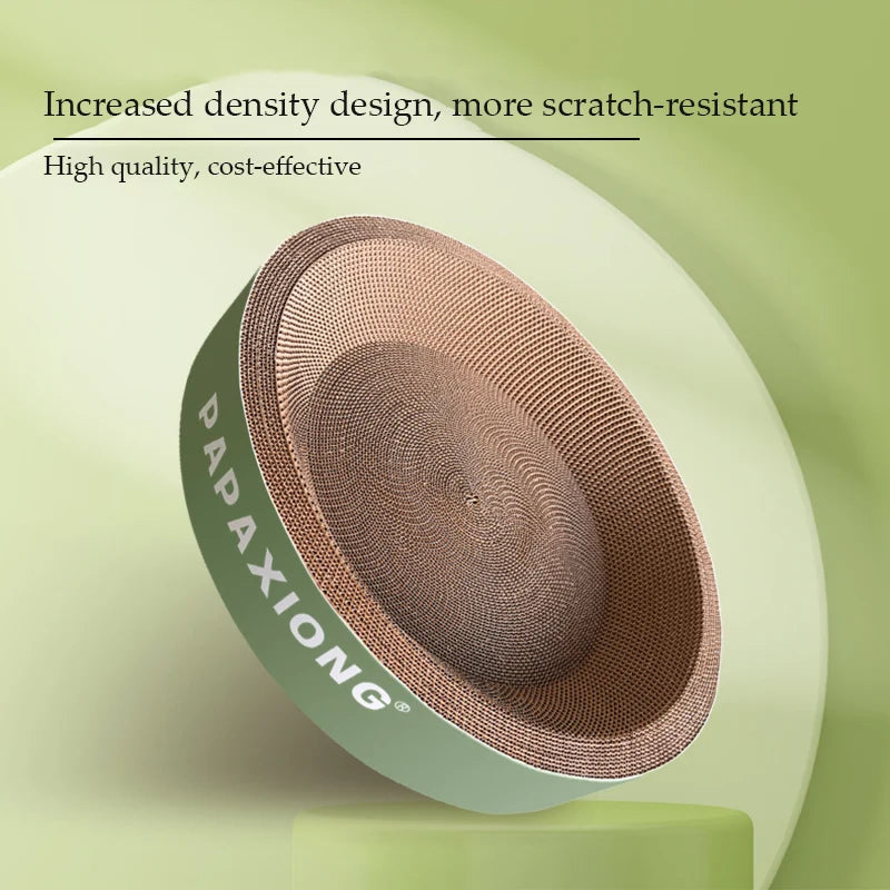 Cat Scratcher and Bed - Round Oval Design