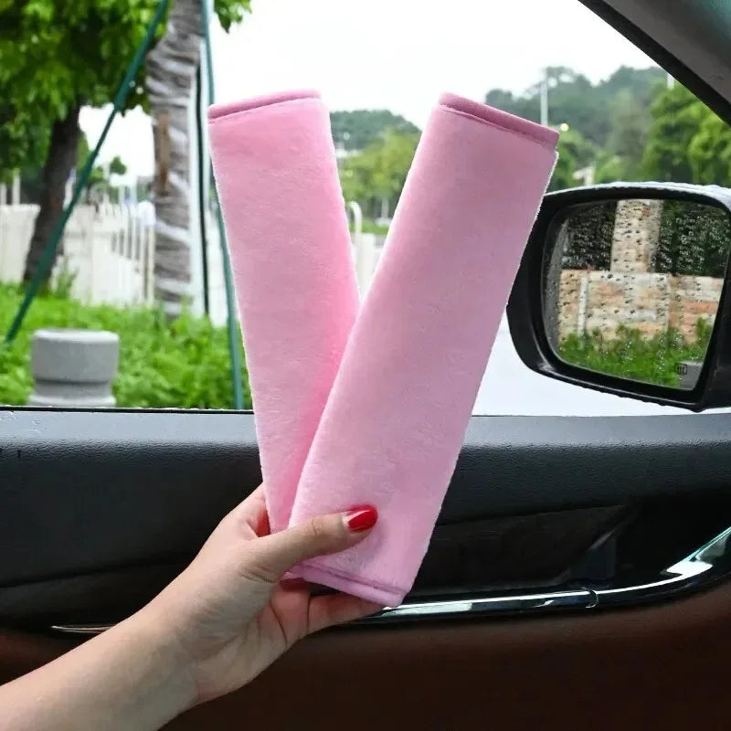 Universal Seat Belt Cushion - Plush Safety Protector