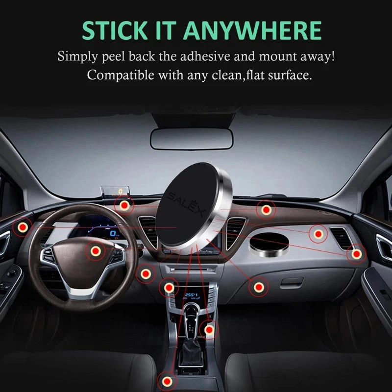 Magnetic Phone Car Holder - Universal Mount Bracket for Safe Driving
