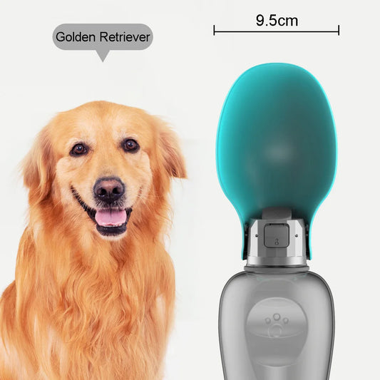 Bouteille d'eau portable pour animaux de compagnie - 800 ml