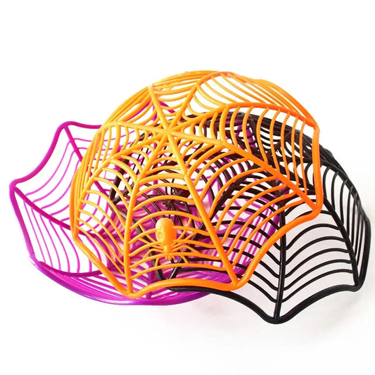 Halloween Spider Web Bowl - Candy Basket for Trick or Treat