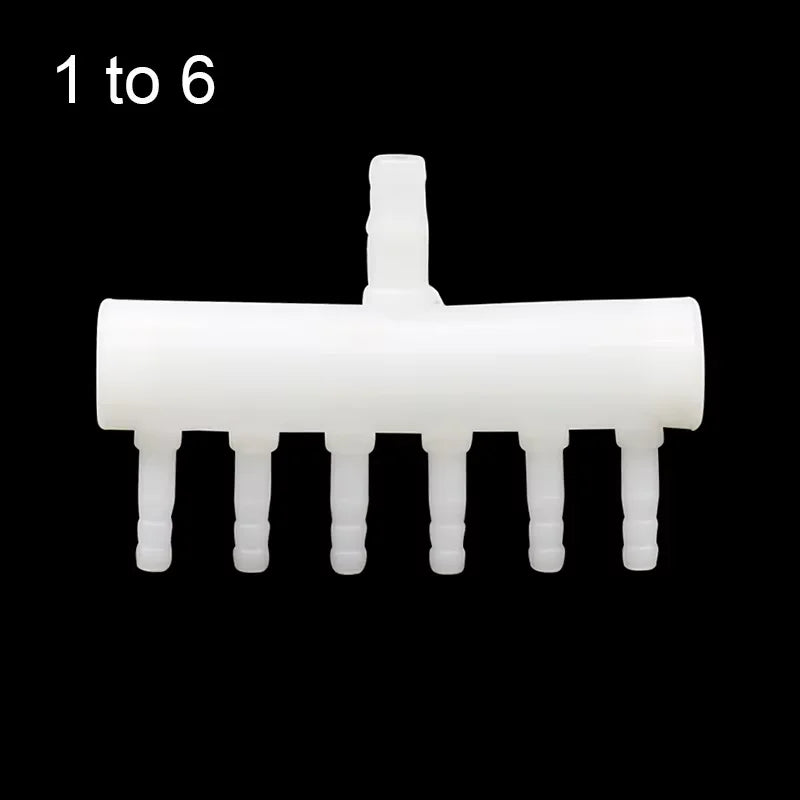 Divisor de manguera para acuario: de 8 mm a 4 mm