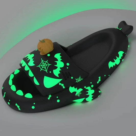 Glow-in-the-Dark Shark Slipper Sandals