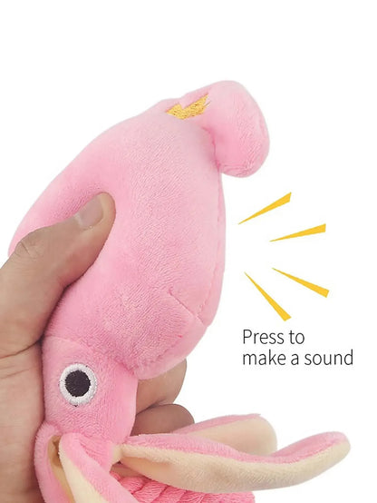 Pet Octopus Plush Rope Toy - Bite-Resistant Interactive Toy for Dogs & Cats - Bascora