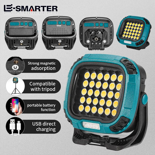 Power Bank Flashlight - 2-in-1 Portable Charger & Light