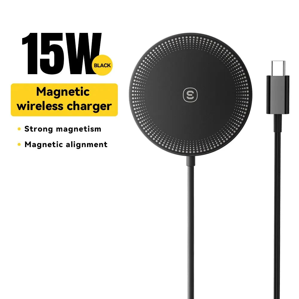 Chargeur magnétique sans fil Essager 15 W - Charge rapide pour iPhone