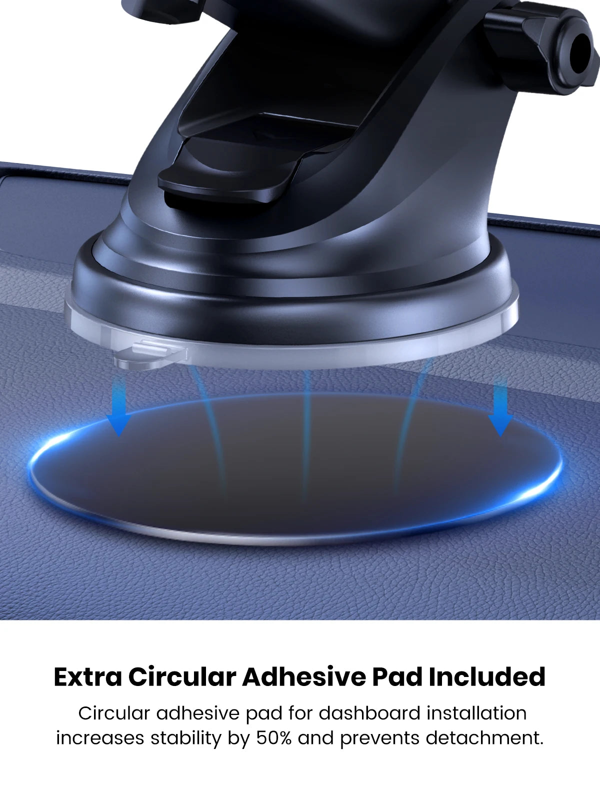 Car Phone Holder - Magnetic Phone Car Mount for Dashboard or Windscreen