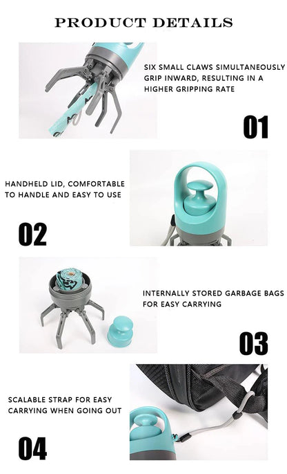 Dog Pooper Scooper - Portable and Hygienic - Bascora